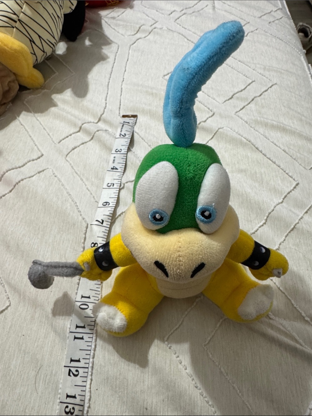 Larry koopa Green & Yellow Plush Reptile Pet Toy - Soft Plush Companion